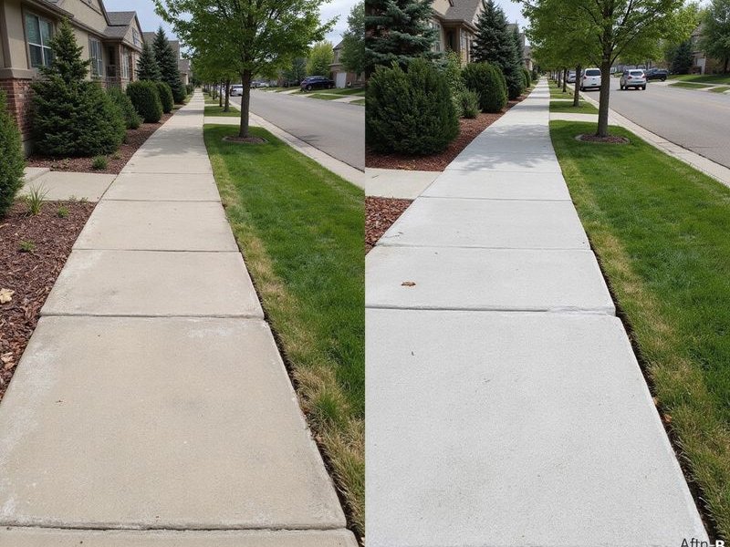 Sidewalk Leveling project example 3 in Colorado Springs