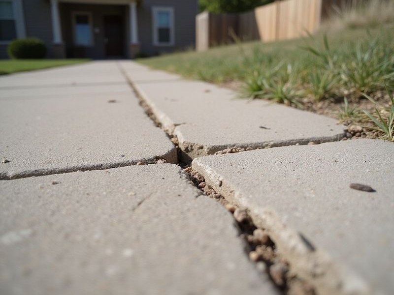 Sidewalk Leveling project example 1 in Colorado Springs