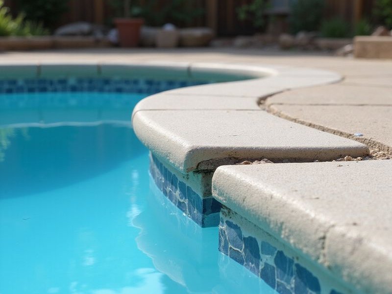 Pool Deck Leveling project example 1 in Colorado Springs