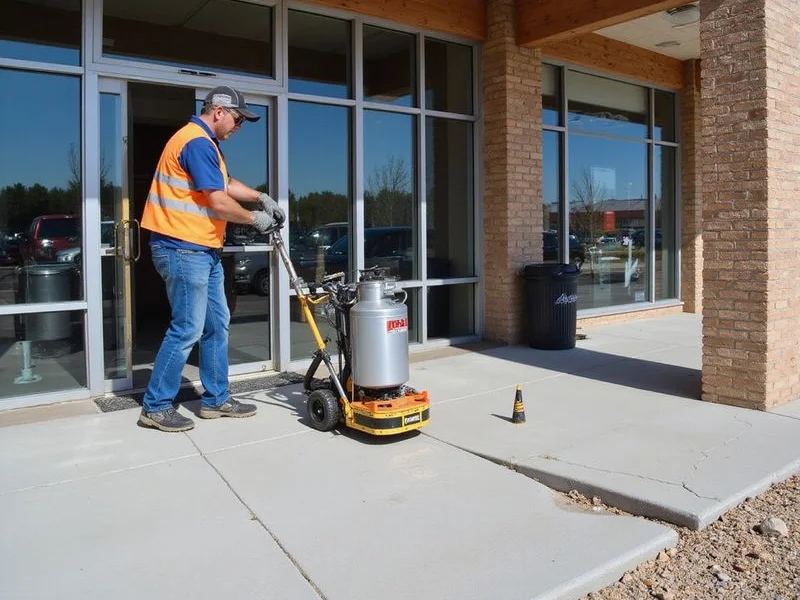 Commercial Concrete Leveling project example 1 in Colorado Springs